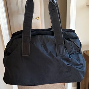 Lululemon Athletica Black Duffel Bag